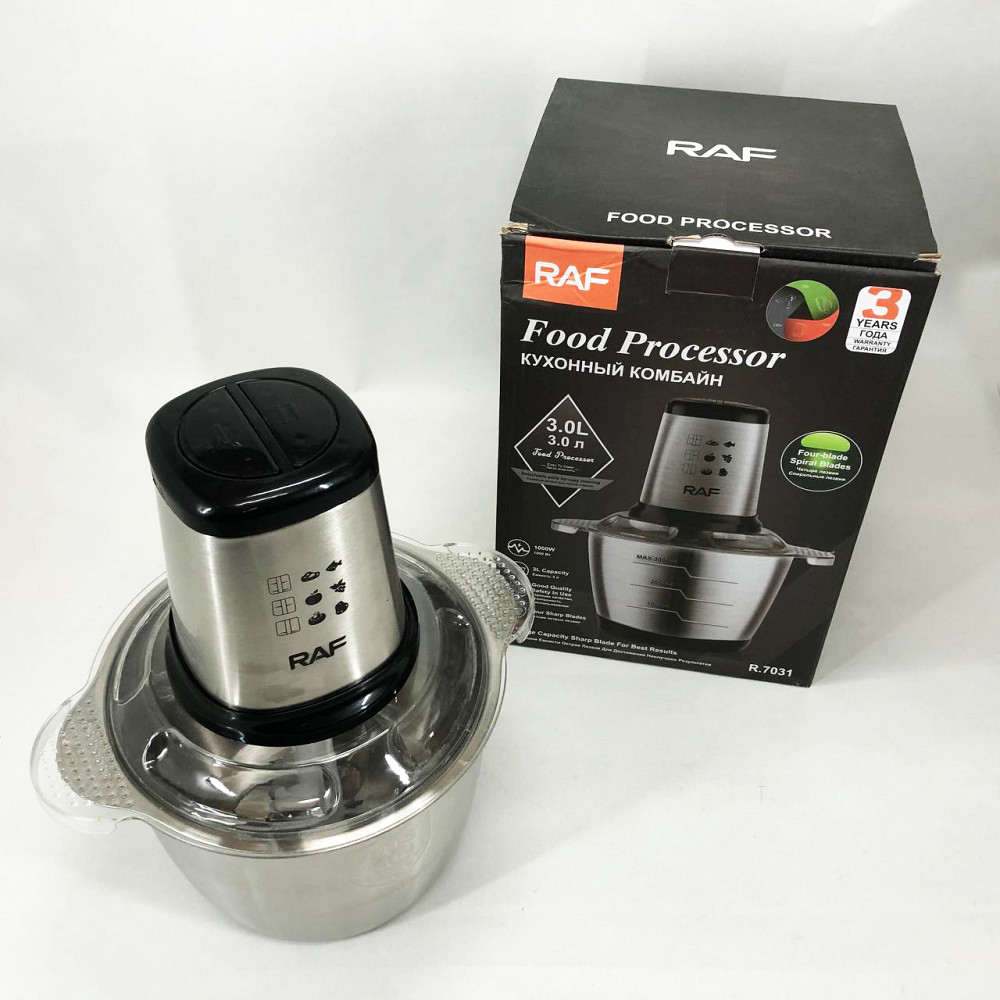 Блендер для смузі і соусів RAF R.7031 3 л 1000 Вт, Блендер чоппер електричний з гострим лезом ZI-39 Івано-Франківськ - фото 9