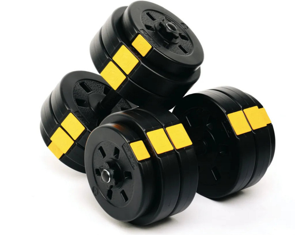 Набір гантелей розбірних 2 шт. по 26 кг для дому зі змінними дисками Besport Гантелі розбірні 2х26 кг Київ - фото 2