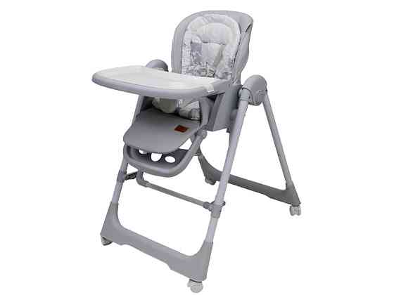 Стілець-гойдалка для годування дитини 2 в 1 VELANO Nomi, light grey Київ