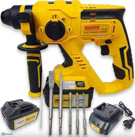 SR-082 Акумуляторний Перфоратор 24V Li-Ion 2x4.0Ah SDS+ 3 Режими, 2.1 Дж, Кейс, Зарядний Пристрій Одеса