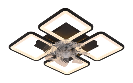 VALESO Стельовий світильник-вентилятор -Fan (Чорний) Коломия