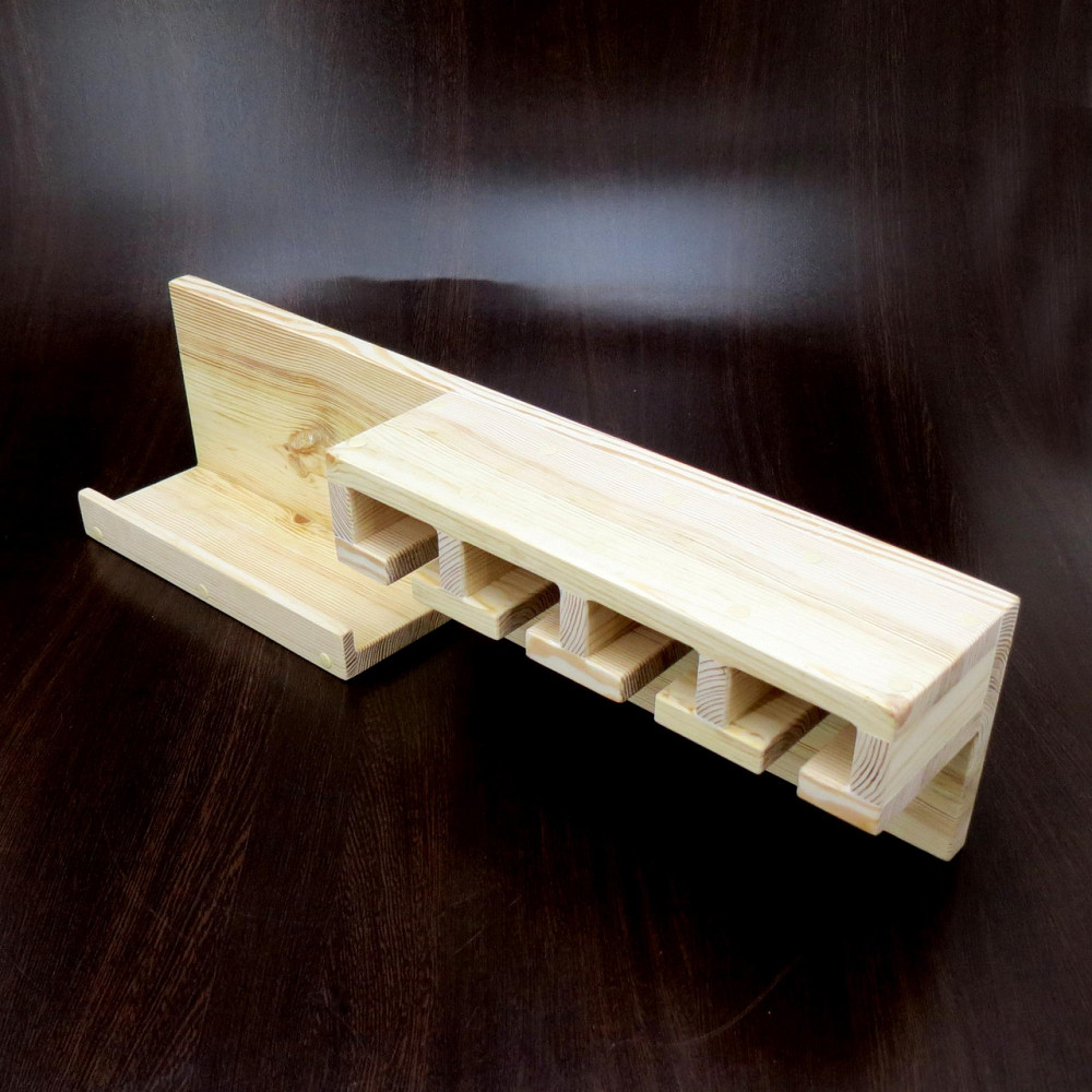 Настенная винная полка 