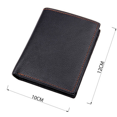 Кошелек Vintage Кожаный Черный (14598) Винница - изображение 10