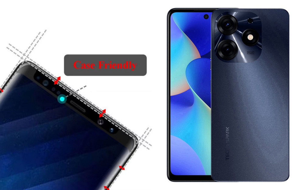 Захисне скло HyperGlass Pro для Tecno Spark 10, Spark 10 5G – максимальна чутливість та захист Київ - фото 4