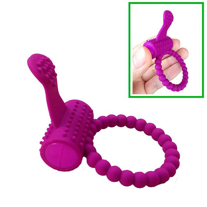 Эрекционное кольцо с вибрацией - Фиолетовый Винница - изображение 1