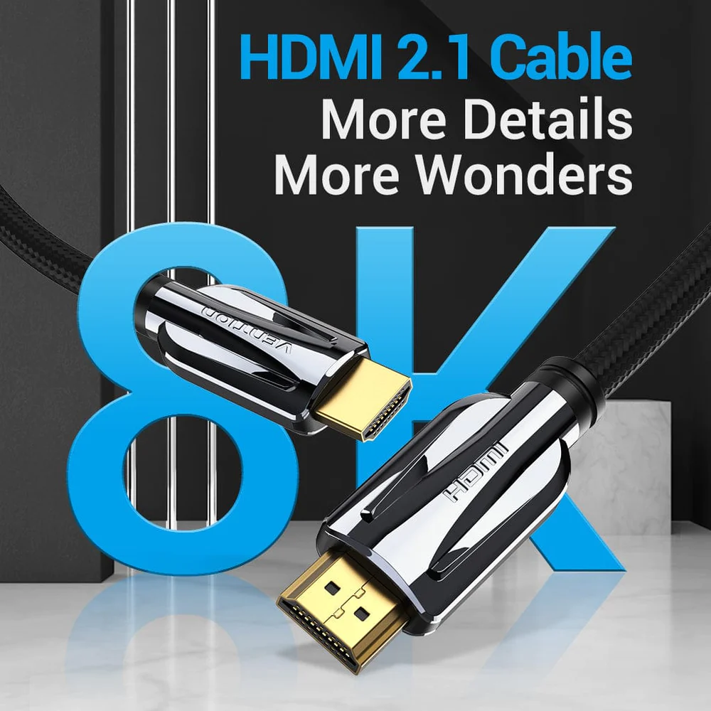 Кабель Vention HDMI 3 метра для 8K и 4K видео Киев - изображение 5