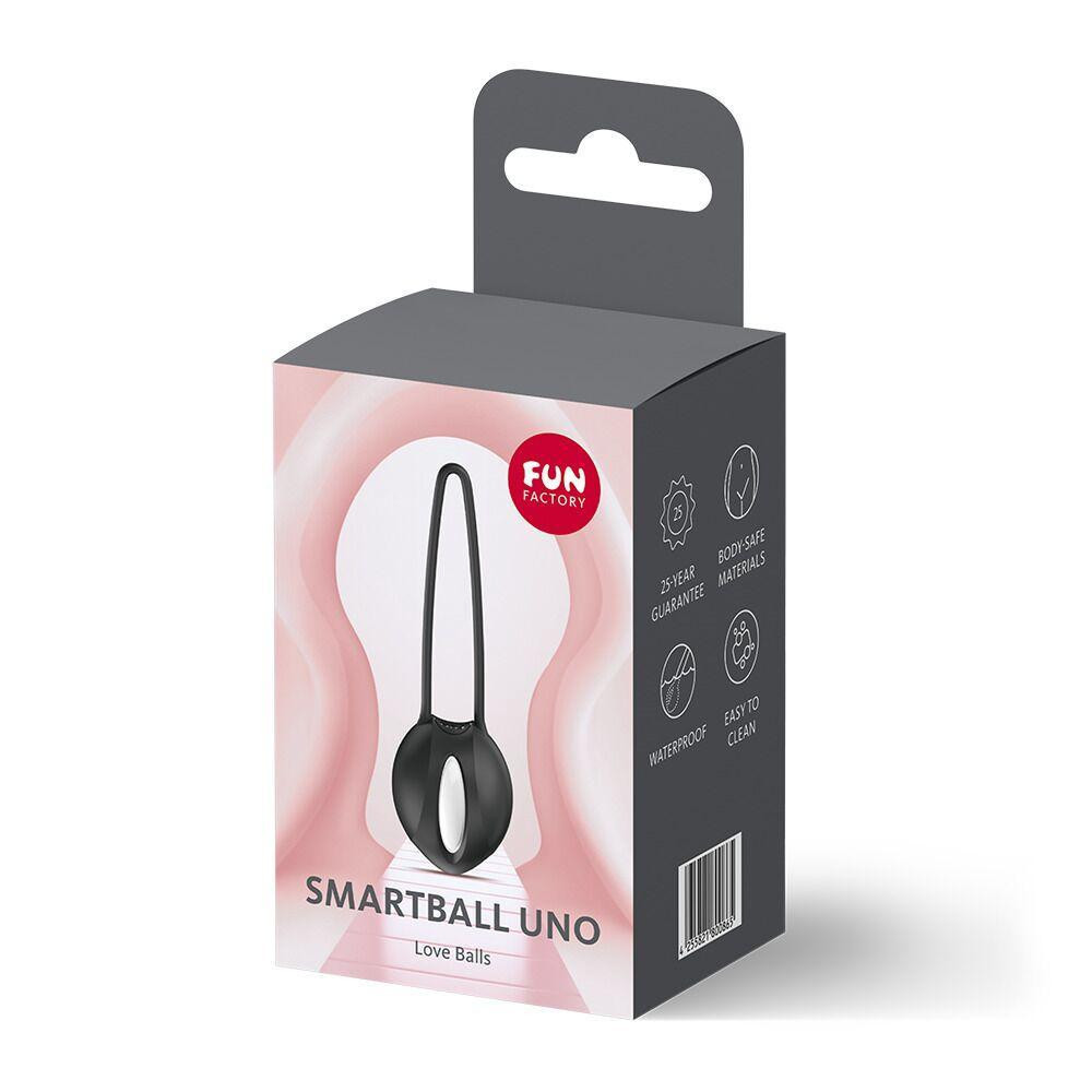 Вагінальна кулька Fun Factory SMARTBALL UNO Black, одинарна, діаметр 3,6 см Sex Aura Київ - фото 8