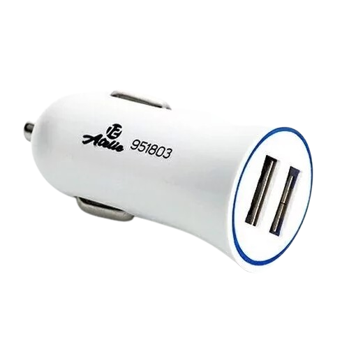 Автомобільний зарядний пристрій APRO 951803 2USB 12V/24V 5V 2,1А білий Житомир - изображение 1