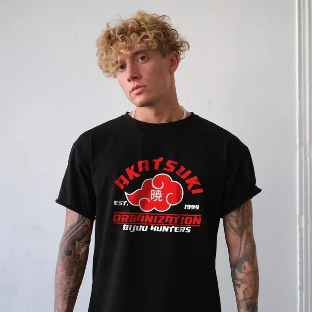 Футболка мужская с принтом Наруто Акацукі Размер 48 Anime0077 Днепр - изображение 3