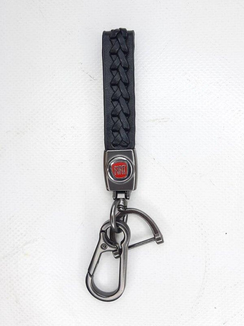 Брелок до ключів плетений з карабіном Fiat Винница - изображение 1