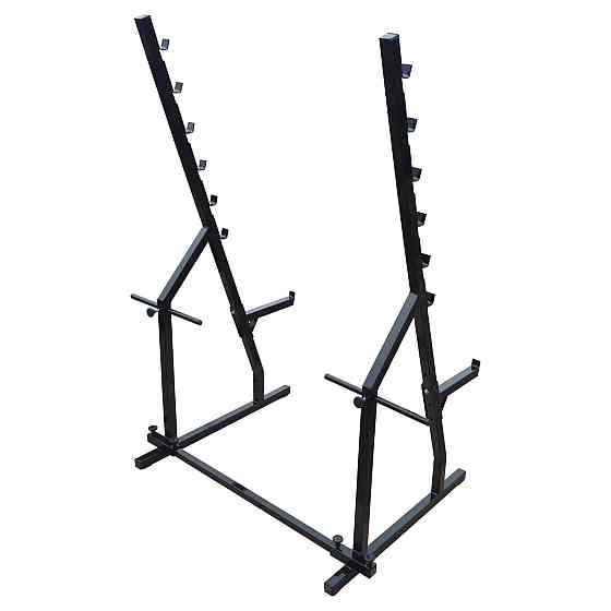 Стойки для приседания под штангу 40 на 40 мм со страховочными упорами. Киев