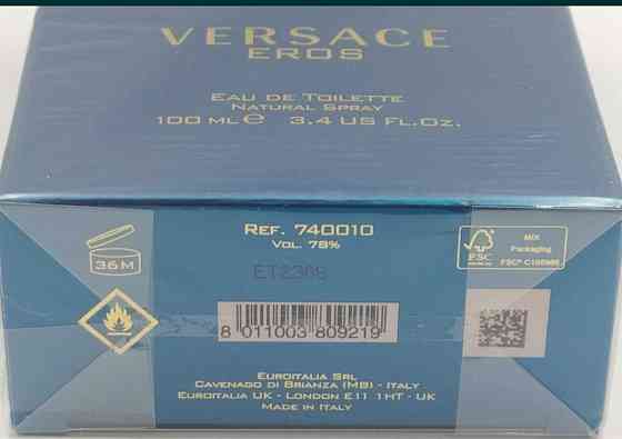 Парфюмерия: Versace Eros Pour Homme edt 100ml.Оригинал! Киев