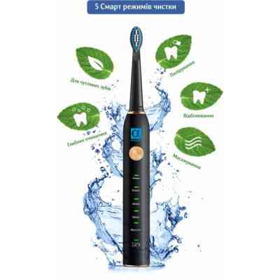 Електрична зубна щітка AHealth SMART SONIC SMILE 1 black (AHsss1b) Вінниця