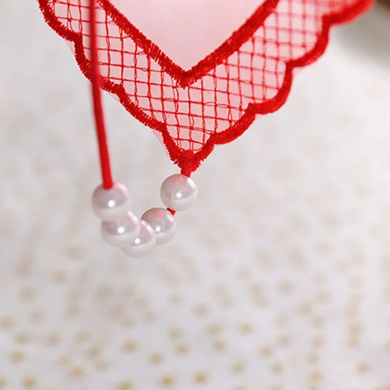 Трусики з намистинками білі відверті - розмір універсальний, резинка тягнеться до 84см Київ - фото 3