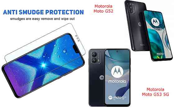 Защитное стекло NeoGlass для Motorola Moto G52, Moto G53 5G – ультрапрозрачное и устойчивое Киев