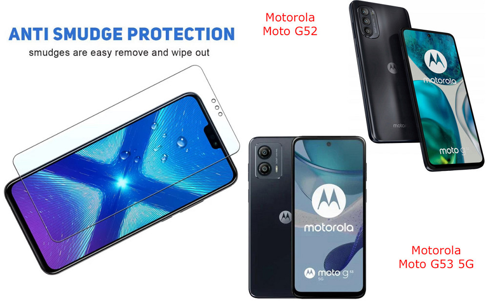 Защитное стекло NeoGlass для Motorola Moto G52, Moto G53 5G – ультрапрозрачное и устойчивое Киев - изображение 3