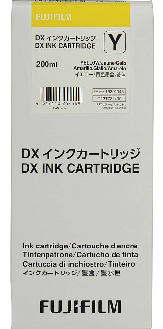 Картридж Fuji DX100 Ink Cartridge Yellow 200ML (6253886) Киев - изображение 1