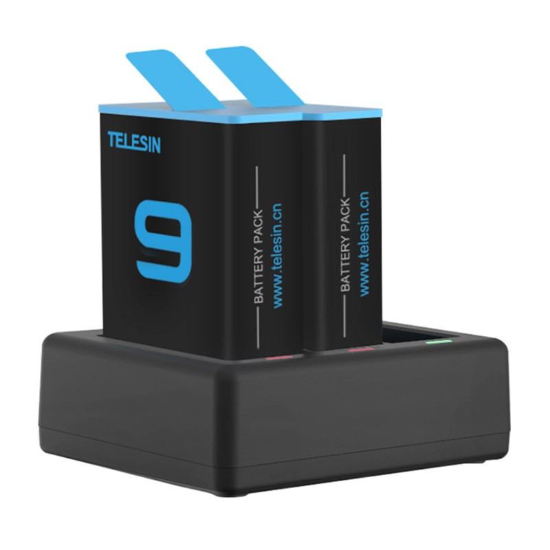 Зарядне TELESIN GP-BCG-902 для 3-х акумуляторів з АКБ GP-BTR-901 для Hero 9/10/11 Дніпро - фото 1