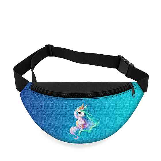 Дитяча сумка-бананка My Little Pony Princess Celestia 32х15 см на пояс або через плече (5859) Київ