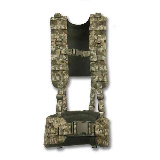 Ремені плечові (лямки) м'які для тактичних поясів РПС Піксель Київ