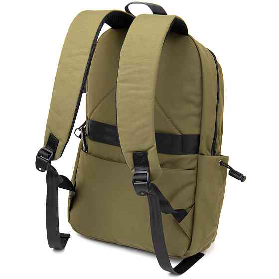 Рюкзак текстильний smart унісекс Оливковий (Vintage) Київ