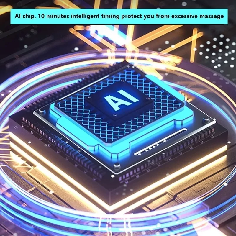 Перкуссионный массажный мини пистолет Fascial Gun YJ03 (8 насадок) Розовый Винница - изображение 6