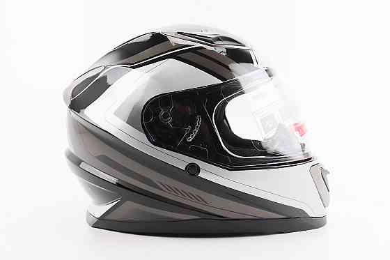 Шолом інтеграл, закритий BLD-M62 М (57-58см), ЧОРНИЙ/БІЛО-СІРИЙ Київ