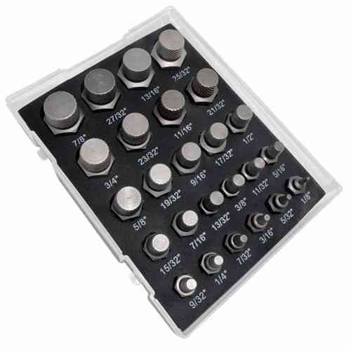 Набір екстракторів 25 шт з CrMo сталі для вилучення пошкоджених болтів, гвинтів і саморізів Київ