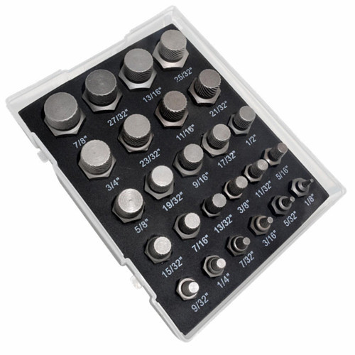 Набір екстракторів 25 шт з CrMo сталі для вилучення пошкоджених болтів, гвинтів і саморізів Київ - фото 2