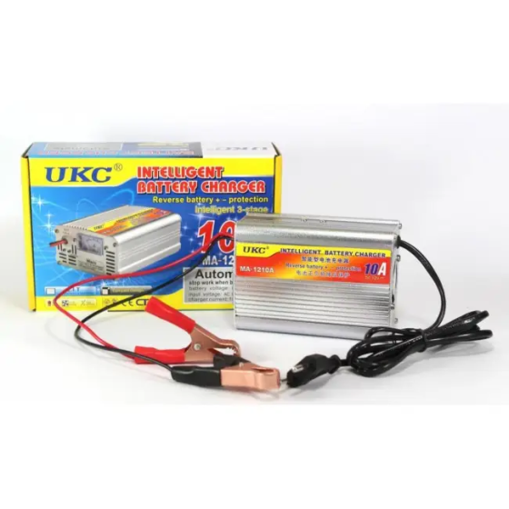 Зарядний пристрій для автомобільних акумуляторів UKC Battery Charger 12V 10A (MA-1210A) Одеса