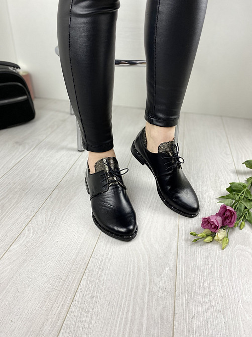 Vesna Туфлі жіночі VESNA 2429 чорні (весна-осінь, шкіра натуральна) (4152) лише 36р.та 37р. Коломия - фото 6