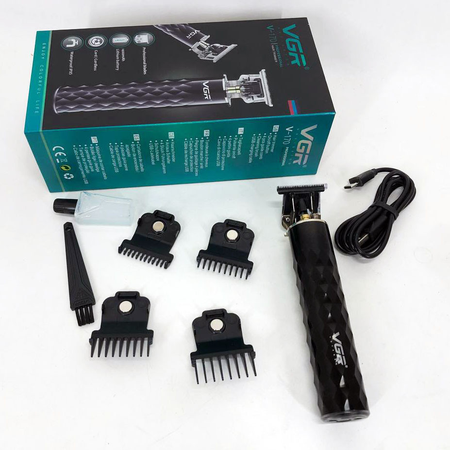 Перукарські машинки професійні, Машинка-тример 3 в 1 для стрижки волосся, Тример бездротовий VD-35 Івано-Франківськ - фото 7