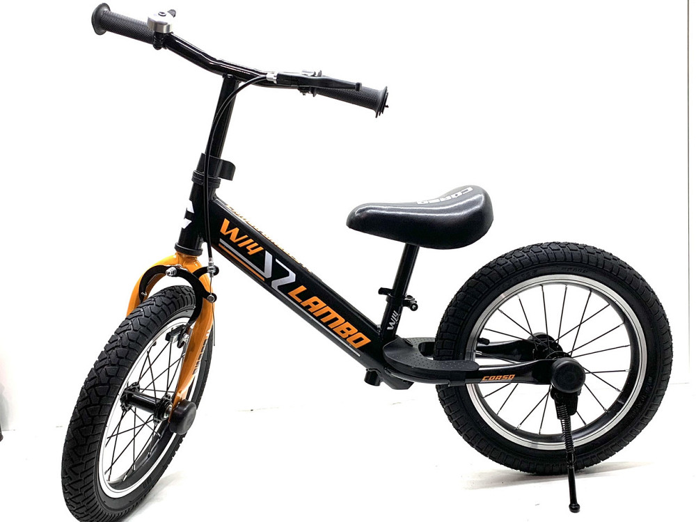 Біговел CORSO LAMBO сталева рама надувні колеса Чорний (LB-14084) Чернігів - фото 2