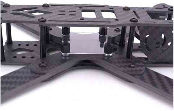 Рама карбонова HSKRC XL8 V3 8" 360мм для FPV дрона, X-тип, міцна, легка, без принтів Київ