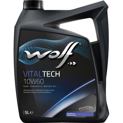 Моторна олива Wolf VITALTECH 10W60 5л (8314926) Вінниця - фото 1