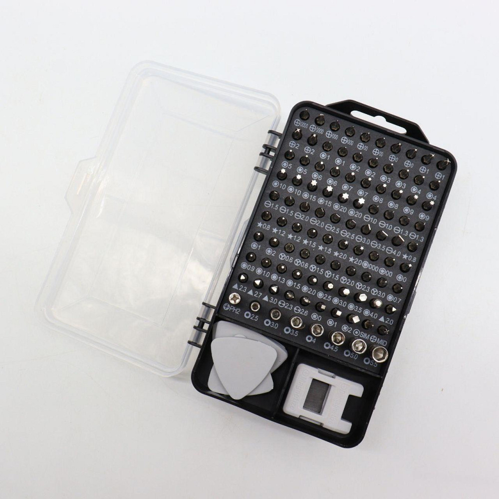 Набір викруток для точних робіт 115в1 в кейсі / Набір біт з викруткою / Набір прецизійних викруток Київ - фото 3