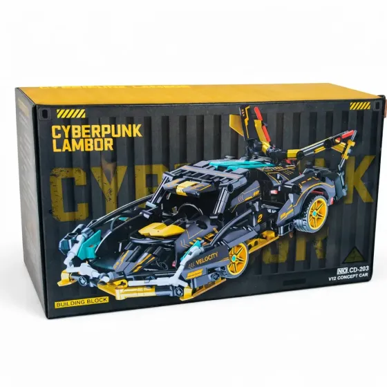 Блочний конструктор Cyberpunk Lambor CD-203 – футуристичний спорткар у стилі кіберпанк Дніпро