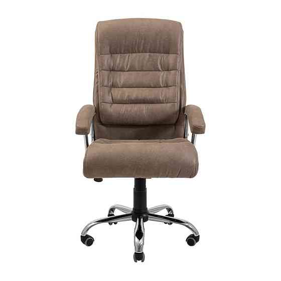 Офисное Кресло Руководителя Prinston М3 MultiBlock Хром Коричневый Киев