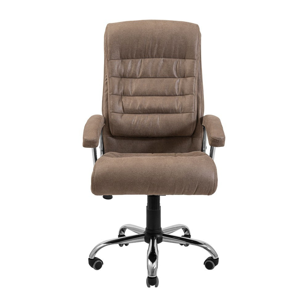 Офисное Кресло Руководителя Prinston М3 MultiBlock Хром Коричневый Киев - изображение 2