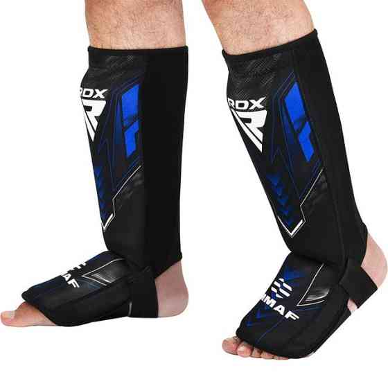 Захист для гомілок та стоп RDX NEOPRENE SHIN INSTEP IMMAF-1-BLUE-M Кам'янське