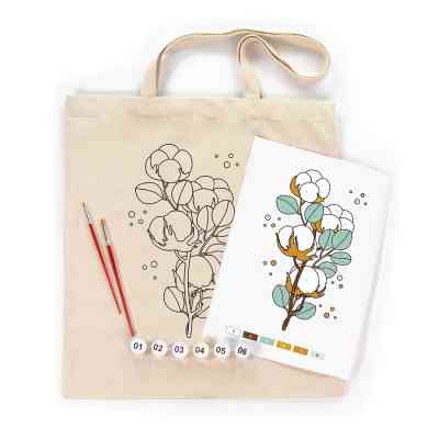 Набір для творчості Rosa Talent екосумка-розмальовка, Бавовна, 38х42 см (4823098541196) Вінниця