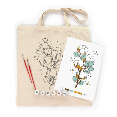 Набір для творчості Rosa Talent екосумка-розмальовка, Бавовна, 38х42 см (4823098541196) Вінниця - фото 2