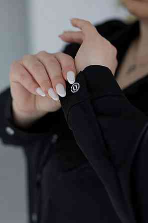 Жіноча шовкова сорочка класична "Milena" |Батал Чорний, 54-56 Київ