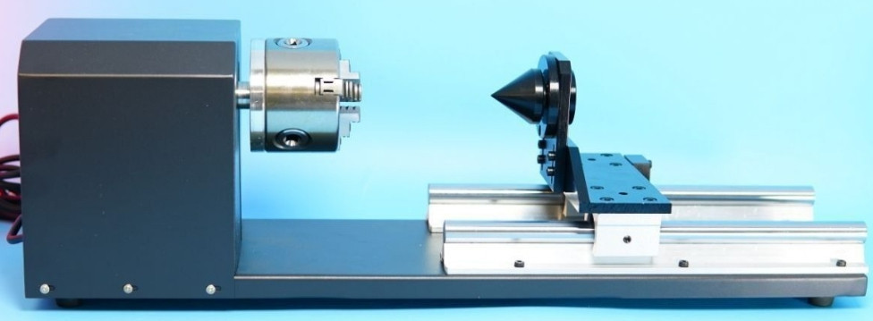 Трехкулачковый поворотный патрон для лазерной гравировки круглых предметов. Харьков - изображение 4