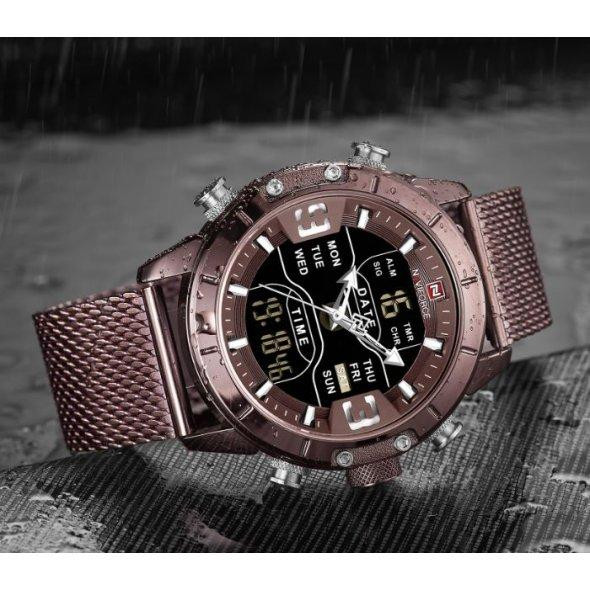 Мужские наручные часы Naviforce Tesla Brown NF9153 Винница - изображение 6