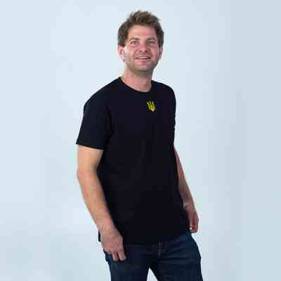 Футболка Sol's Regent Тризуб чорний M (11380309/141M) Вінниця