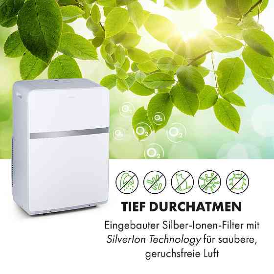 Мобильный кондиционер Ion Breeze 9000 BTU/2,6 кВт расход воздуха 410 м³/ч 16-32°C белый (Германия, читать Ровно