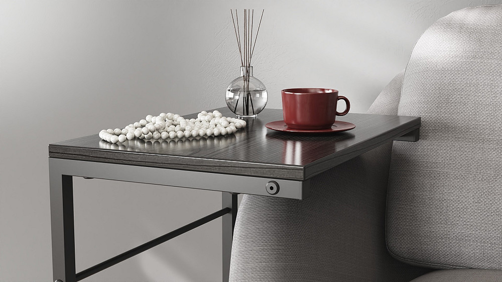 Столик Террі Ferrum-decor 650x440x330 Чорний метал ДСП Сосна Кембра 16 мм (FRD-104650) Дніпро - фото 5