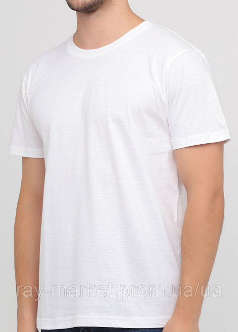 Футболка базова щільна  Stedman Comfort-T чоловіча біла (ST2100-WHI) Київ - фото 2