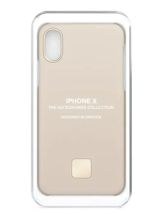 Чехол Happy Plugs для iPhone X и Айфона XS, пластиковый, удобный, тонкий и лёгкий, Case Nude Киев - изображение 3